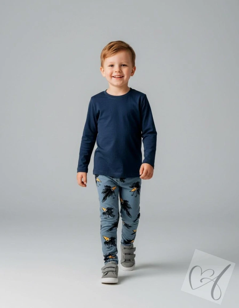 Legíny KOSÁK na tmavě šedé