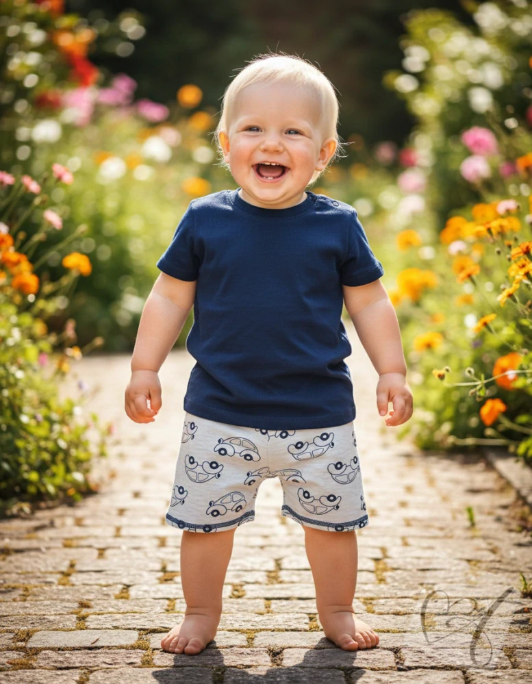 Dětský letní set – tričko a kraťasy na hraní i jako pyžamko