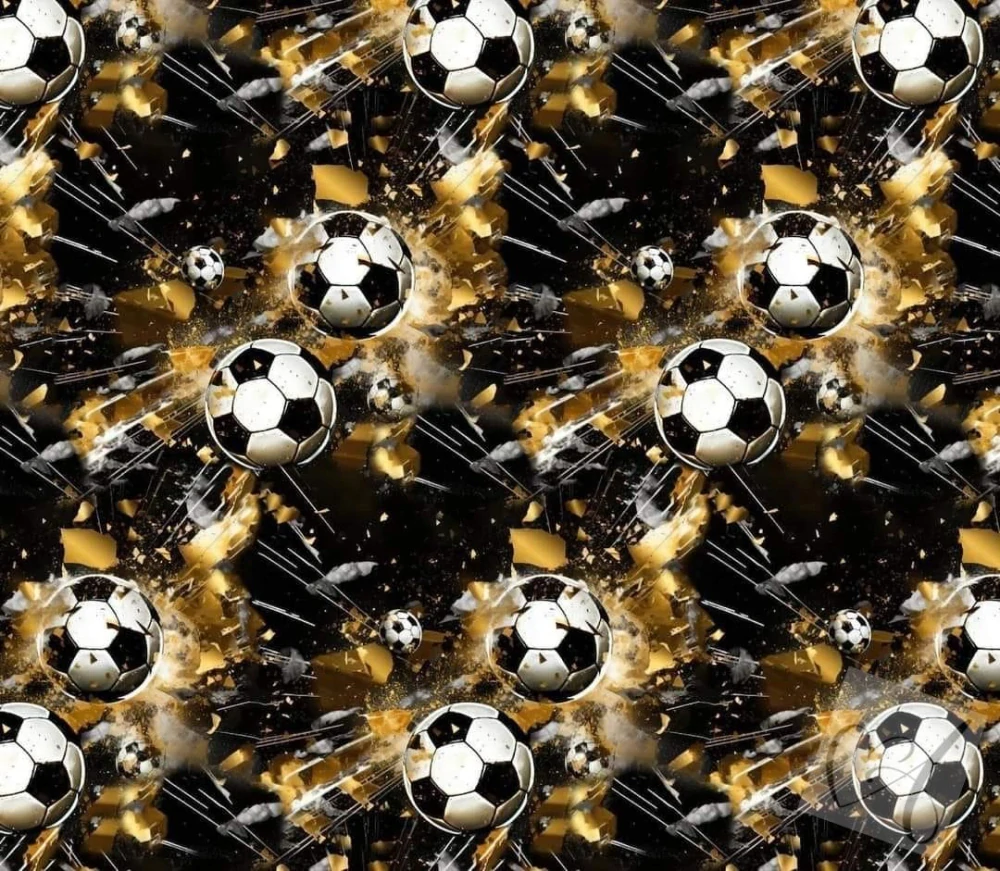 Dětské legíny fotbal – hořčicová barva