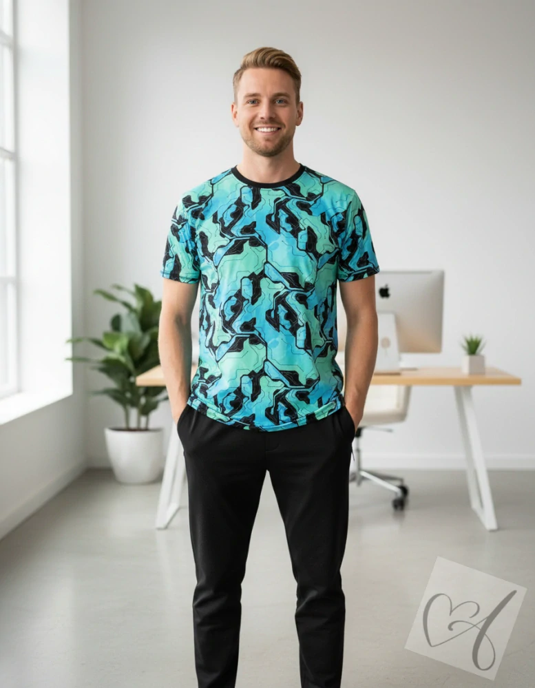 Pánské tričko – Klasický střih, originální vzor 