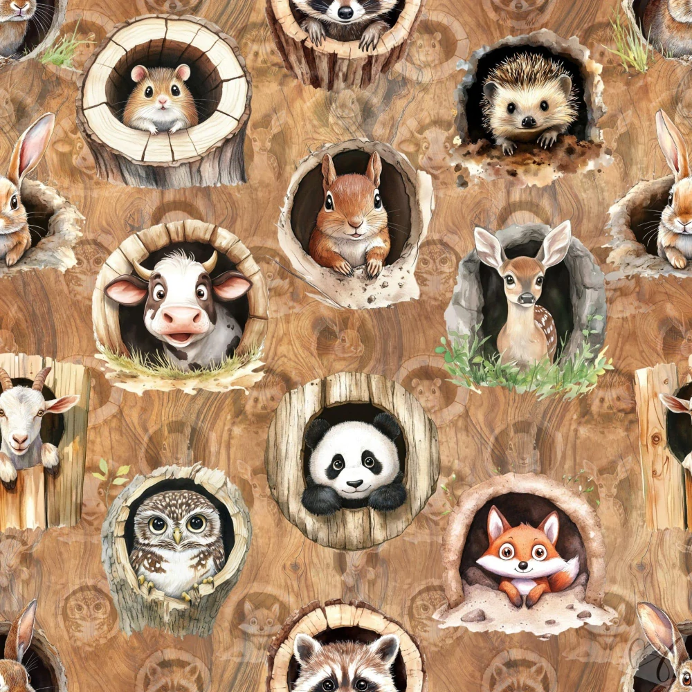 Dětské legíny s motivem Zvířátek