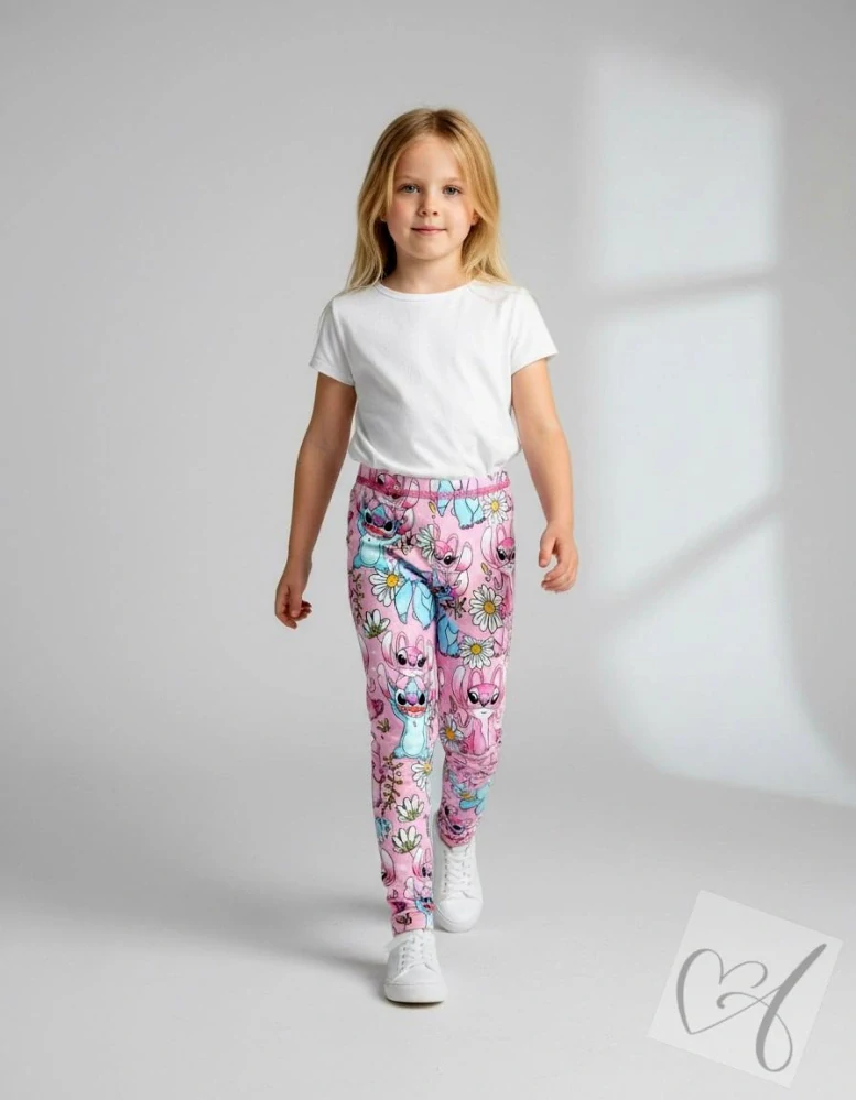 Dívčí legíny Stitch a Lilo