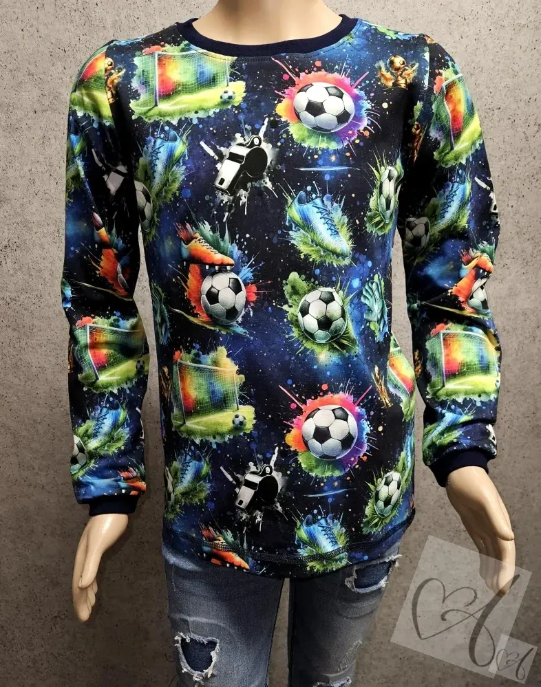 Dětské triko dlouhý rukáv - Fotbal