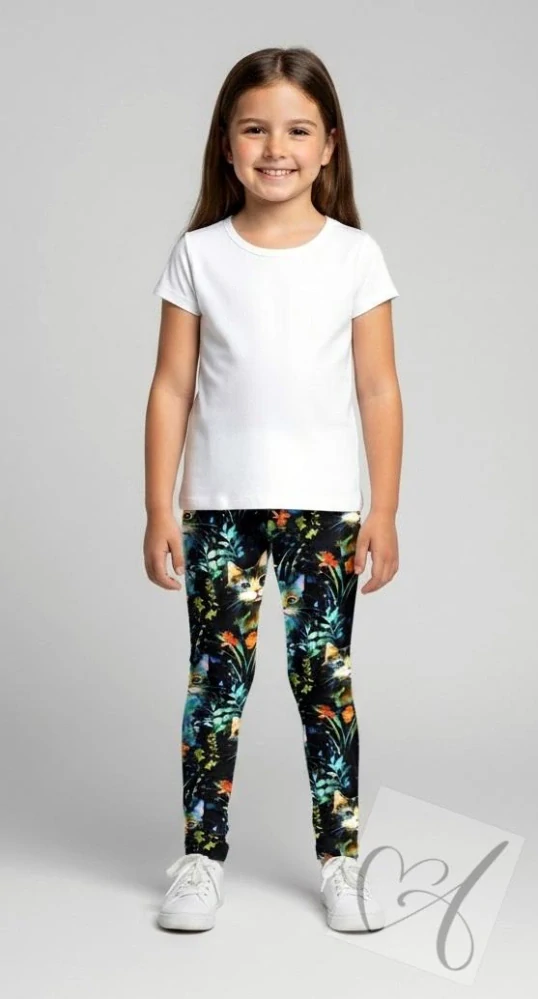 Dětské legíny Kočky vel.104