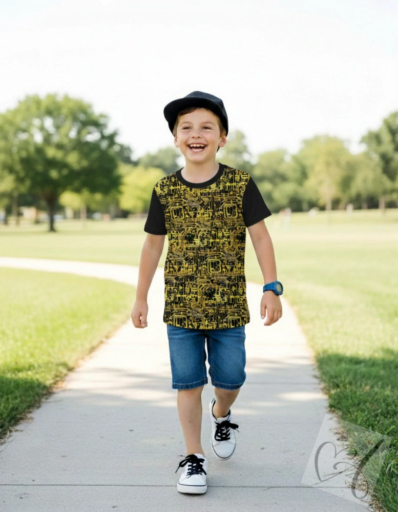 Dětské tričko s krátkým rukávem – Plošné spoje