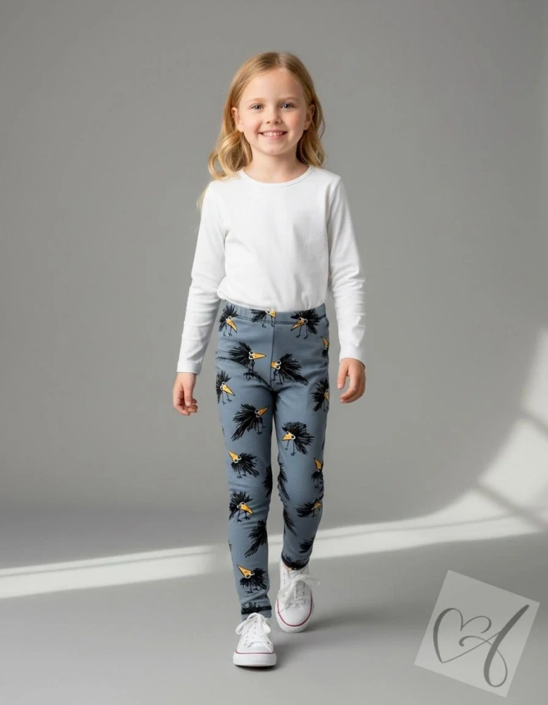 Legíny KOSÁK na tmavě šedé