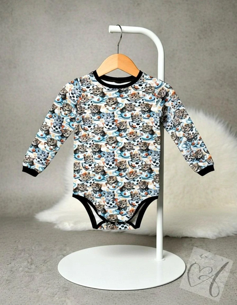 Dětské body pro děti se speciálními potřebami  kočičky v hrníčku