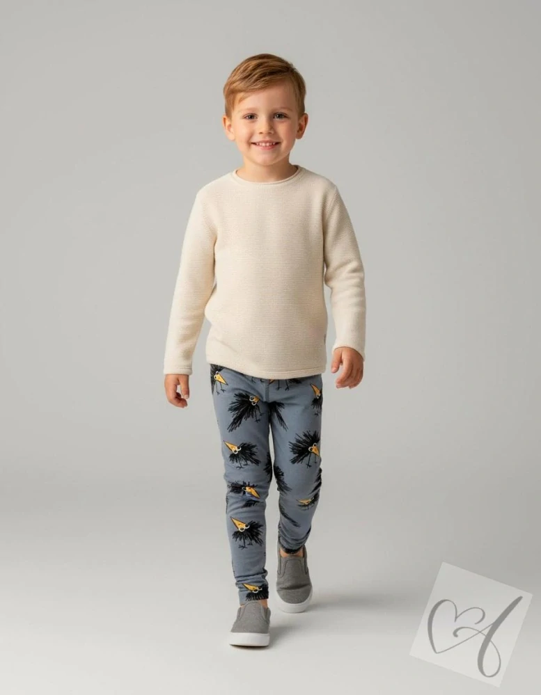 Legíny KOSÁK na tmavě šedé