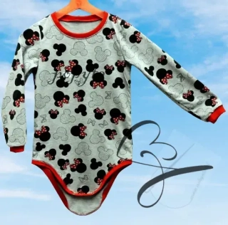 Dětské body pro děti se speciálními potřebami  Minnie s mašličkou vel.116