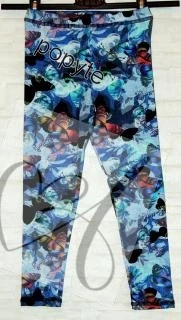 Legíny Motýlkové na modrém vel.92