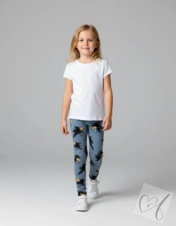 Dětské legíny Kosák na tmavě šedé 