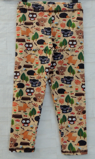 Legíny lesní zvířátka na světlém vel.86