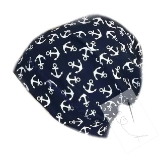 Houmless čepice štepovaná kotvičky