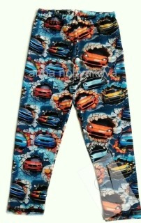 Chlapecké legíny Barevná auta