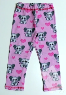 Legíny slůňátka na růžové