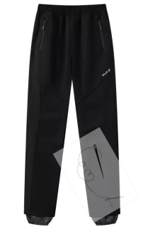 softshellové kalhoty, zateplené - Wolf B2498, černá 6A vel.170
