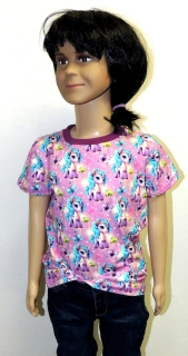 Dívčí tričko jednorožec vel.104