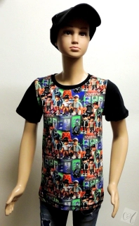 Tričko Roblox černé rukávy