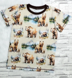 dětské tričko medvěd vel.128