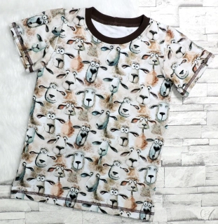 Dětské tričko ovečky vel.128