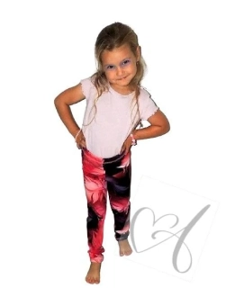 Dívčí legíny pírka vel.116