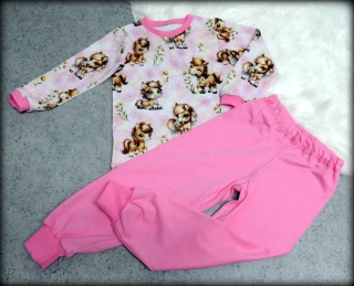 Dětské pyžamo – hebké bavlněné pyžamko na spaní i na doma vel.104    A