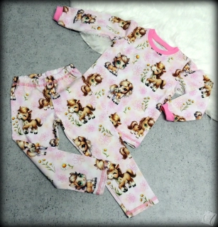 Dětské pyžamo s legínami – hebké bavlněné pyžamko na spaní i na doma