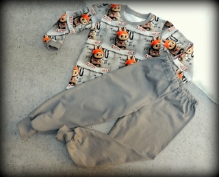 Dětské pyžamo – hebké bavlněné pyžamko na spaní i na doma vel.104