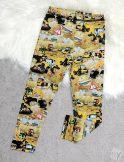 Dětské legíny bagry 