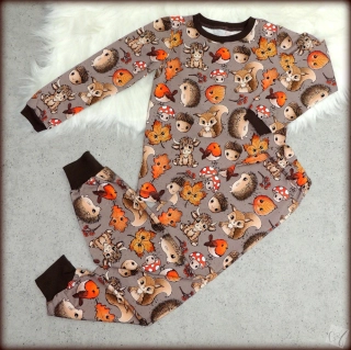 Dětské pyžamo – hebké bavlněné pyžamko na spaní i na doma vel.116