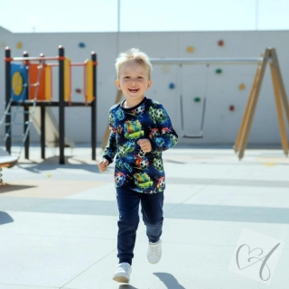 Dětské triko dlouhý rukáv - Fotbal