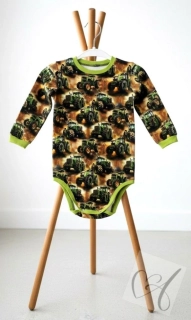 Dětské body pro děti se speciálními potřebami Traktory vel.110