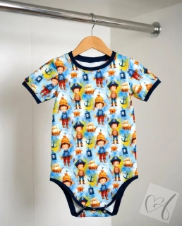 Dětské body pro děti se speciálními potřebami Piráti vel.122