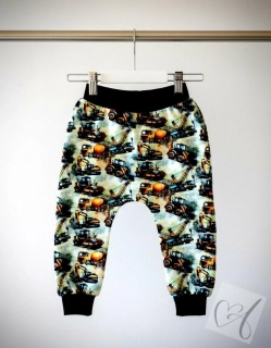 Tepláky baggy Pracovní stroje  vel.92