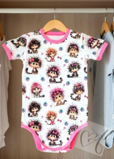 Dětské body pro děti se speciálními potřebami – kočičky | vel. 98