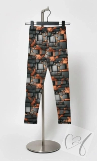 Dětské legíny geometrické abstrakce vel.122