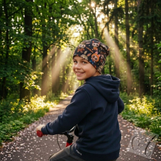 Dětská dvojitá homeless čepice Labuboo vel.52