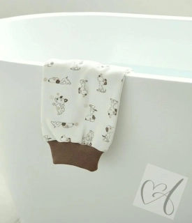 Bavlněná žínka pro miminka s nápletem motýlkové pejsek